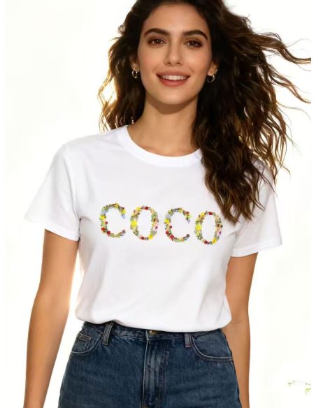 Camiseta coco floral
