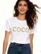 Camiseta coco floral