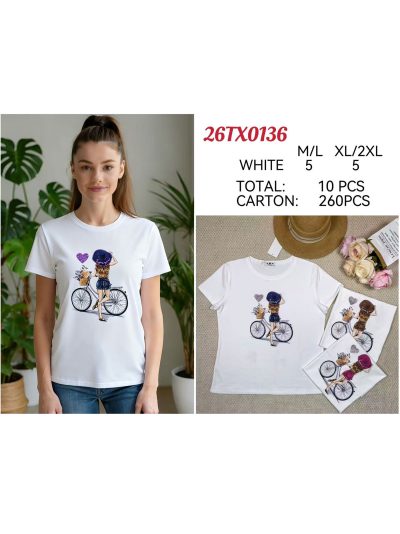 Maglietta da bambina in bicicletta 2