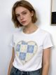 Patchwork heart t-shirt