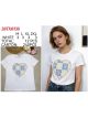 Patchwork heart t-shirt