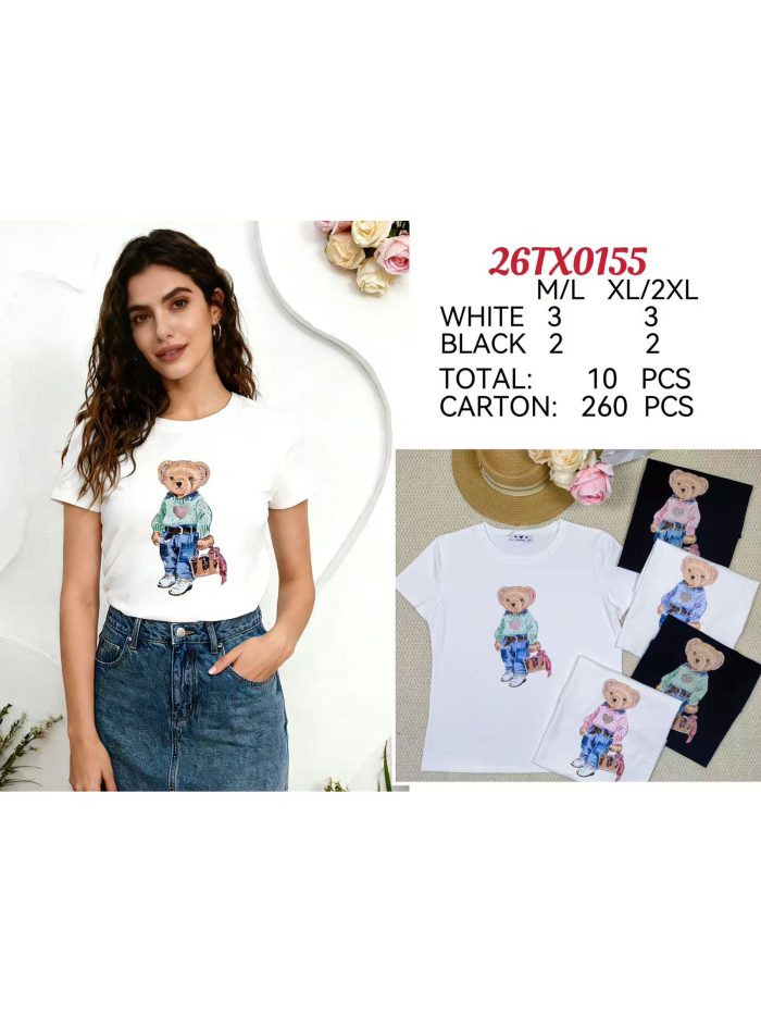 Camiseta osito viajero