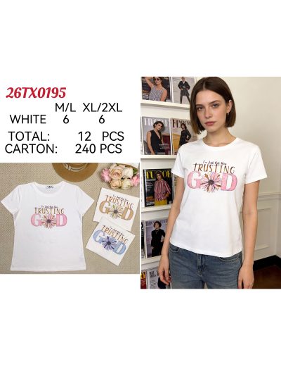 Camiseta trusting god margarita 2