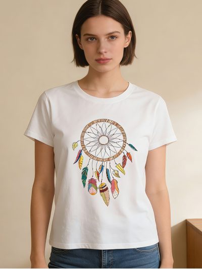 Camiseta atrapasueños multicolor