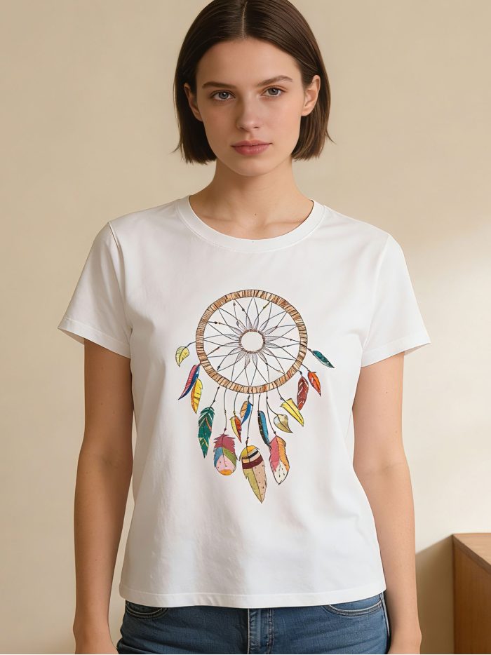 Dreamcatcher print t-shirt