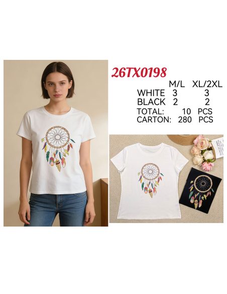 Dreamcatcher print t-shirt