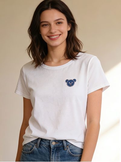 Camiseta osito mini brillo