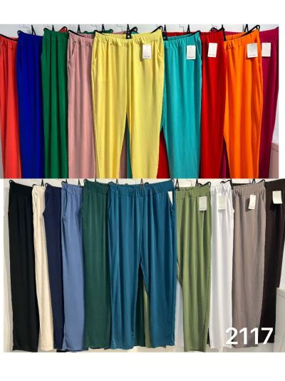 Pantalón lycra bolsillos talla grande 2