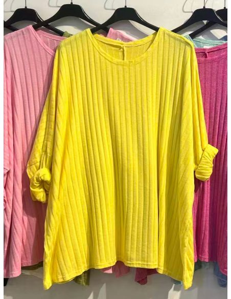 Jersey maxi punto canalé