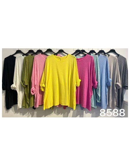 Jersey maxi punto canalé