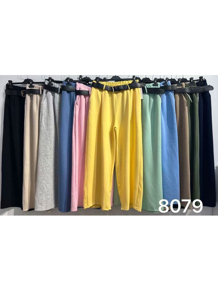 Pantalón recto cinturón