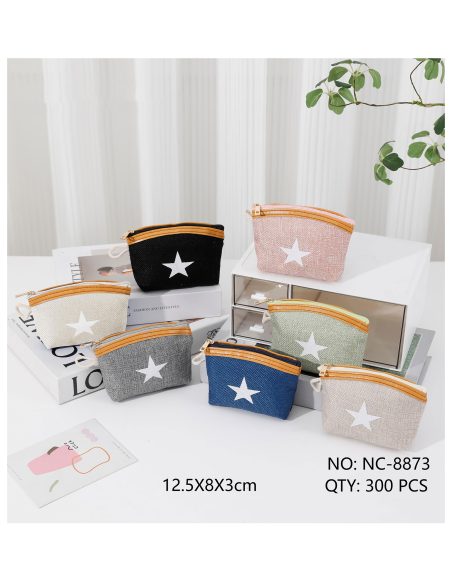 Monedero estrella cremallera