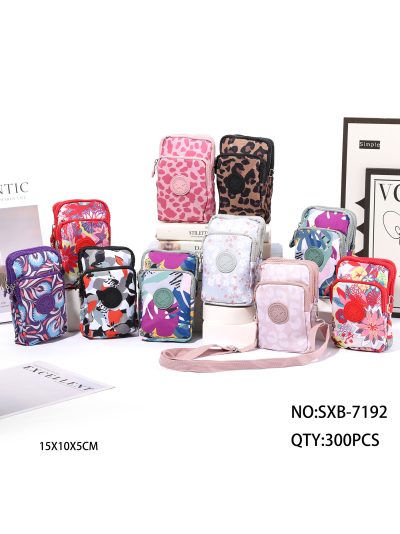 Mini bandolera porta móvil estampada 2