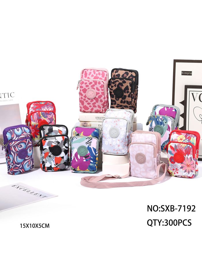 Mini bandolera porta móvil estampada