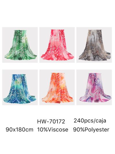 Fular estampado animal print abstracto 2