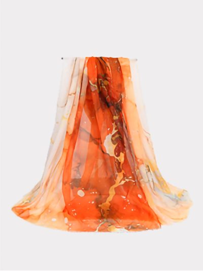 Fular efecto mármol