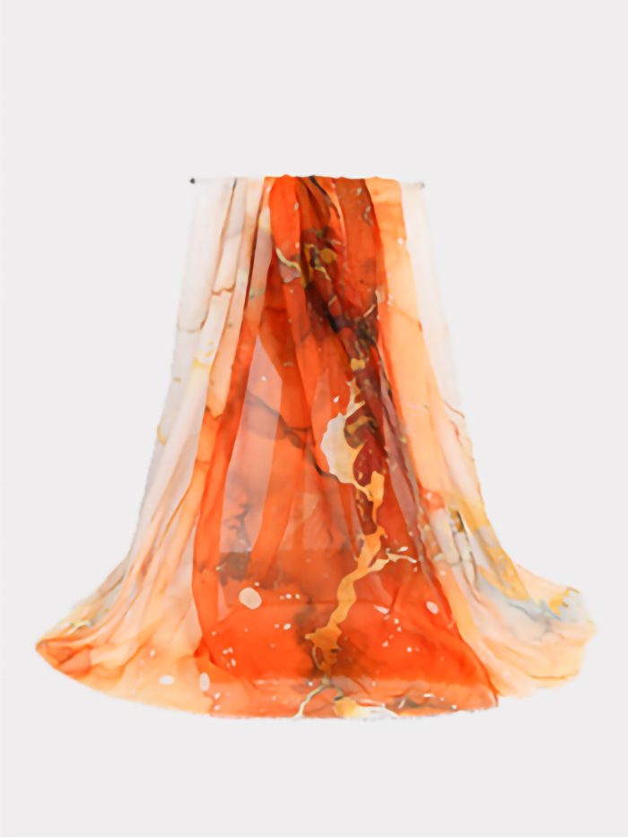 Fular efecto mármol