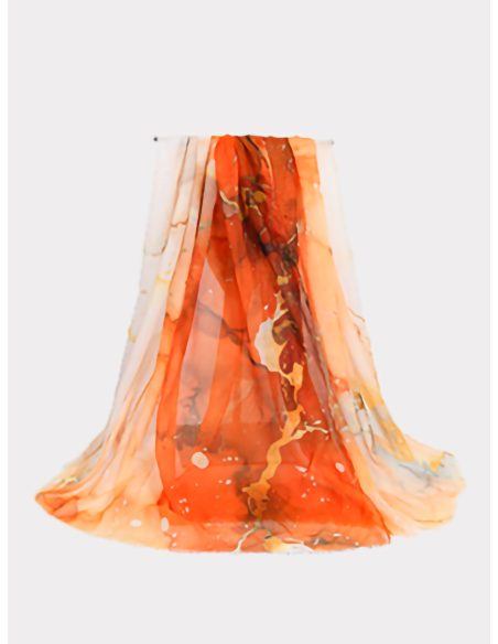 Fular efecto mármol