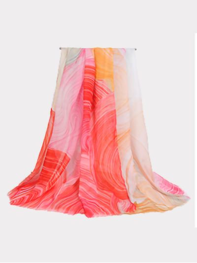 Fular ondas efecto degradado