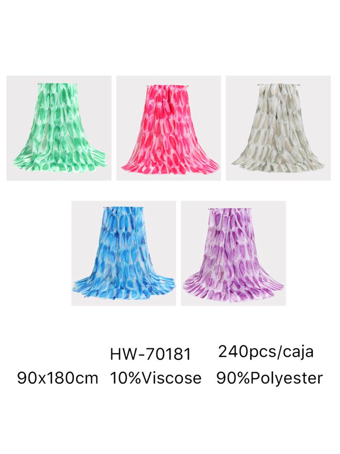 Fular gotas abstractas