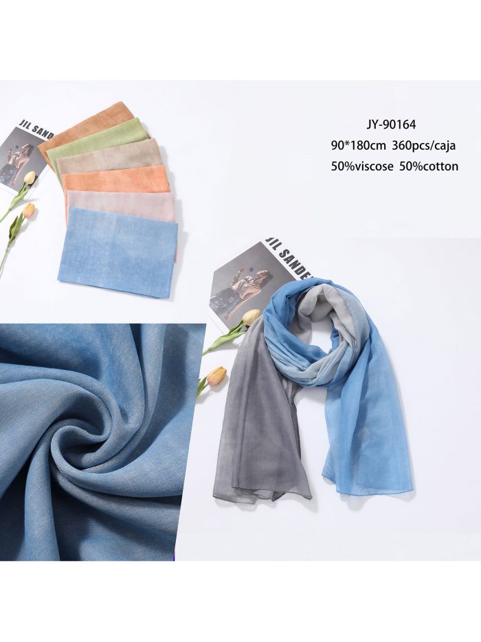 Fular degradé bicolor