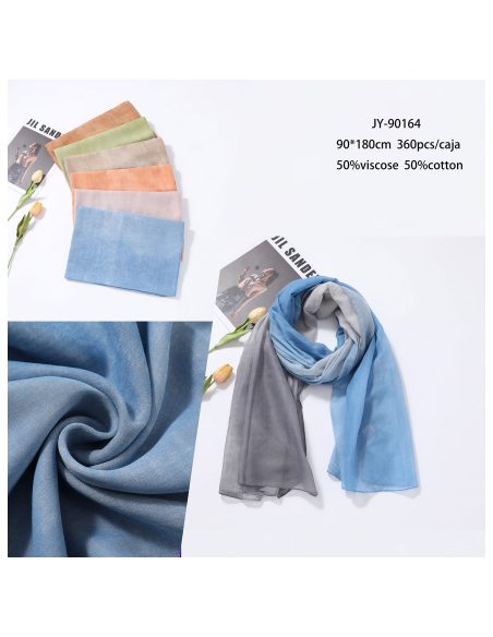 Fular degradé bicolor