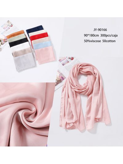 Fular liso efecto seda 2