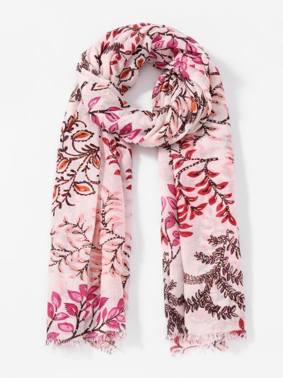 Fular botánico brillo dorado