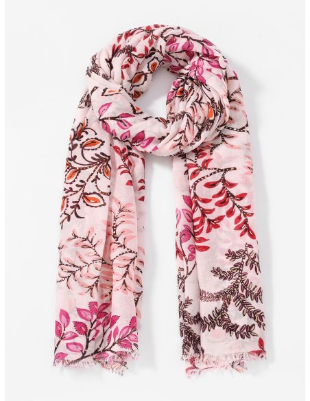 Fular botánico brillo dorado