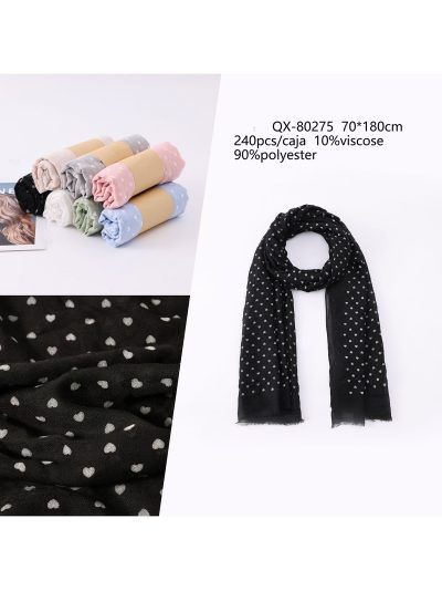 Fular mini corazones 2