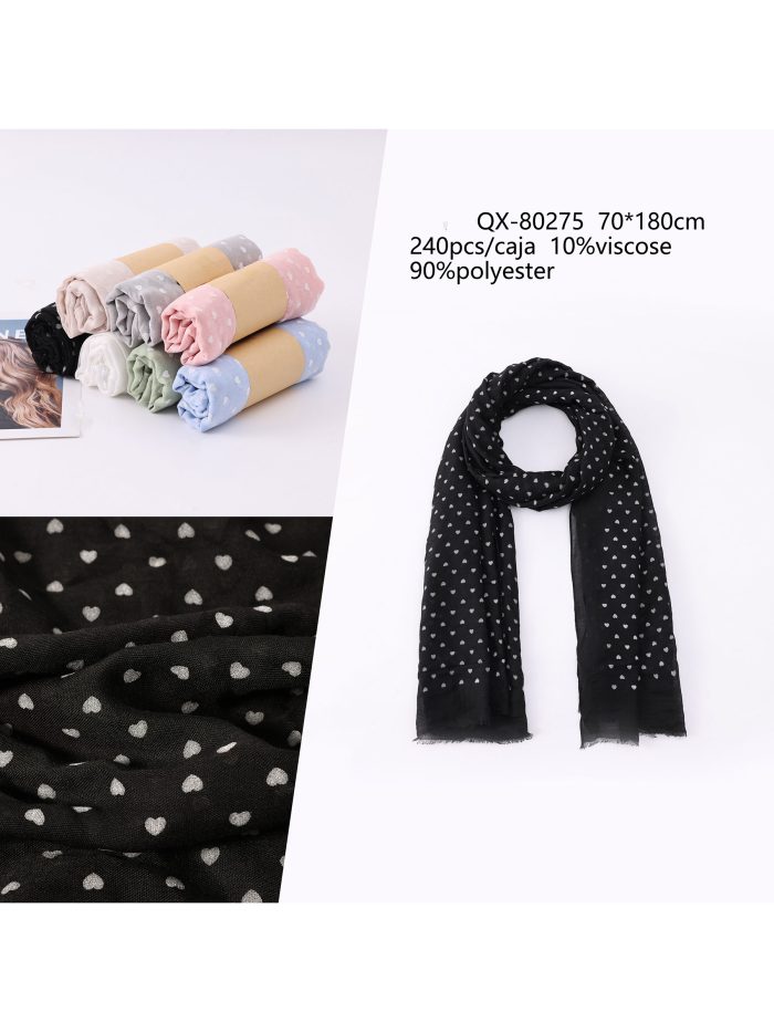 Fular mini corazones