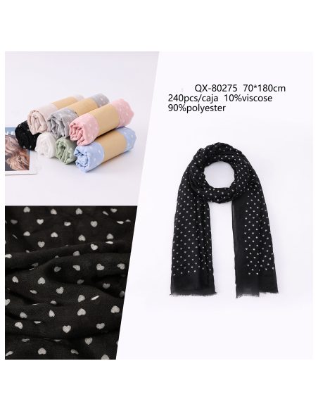 Fular mini corazones