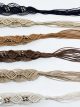 Cinturón macramé flecos y cuentas