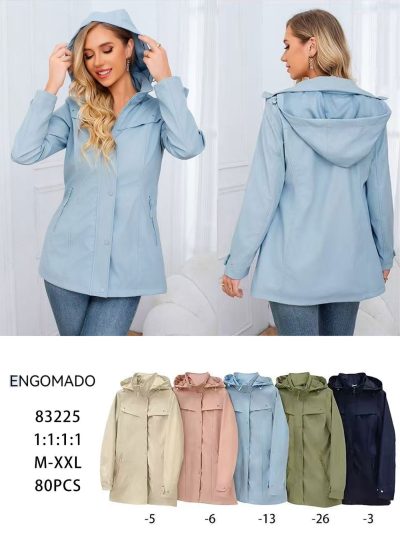 Parka engomada capucha 2