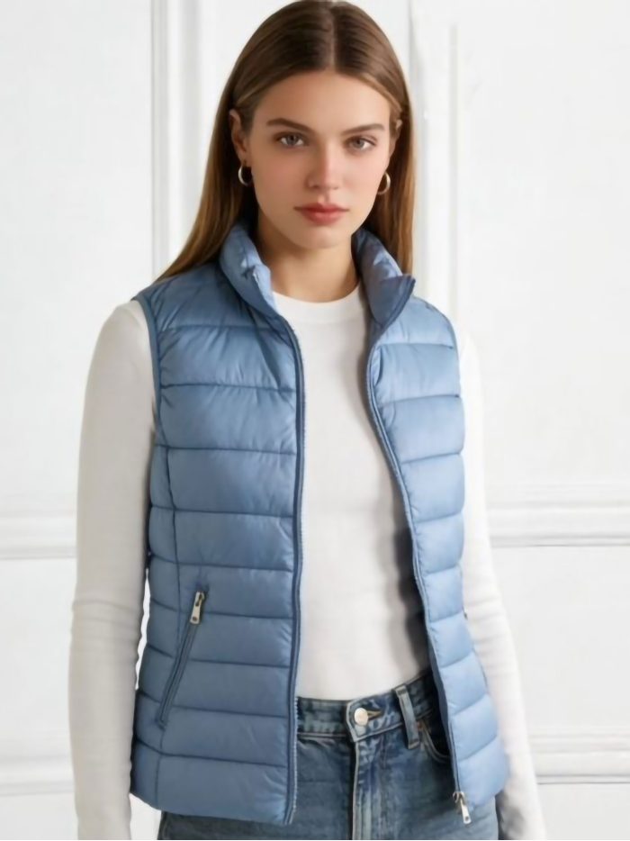 Chaleco acolchado cremallera
