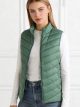 Chaleco acolchado pespuntes diagonales