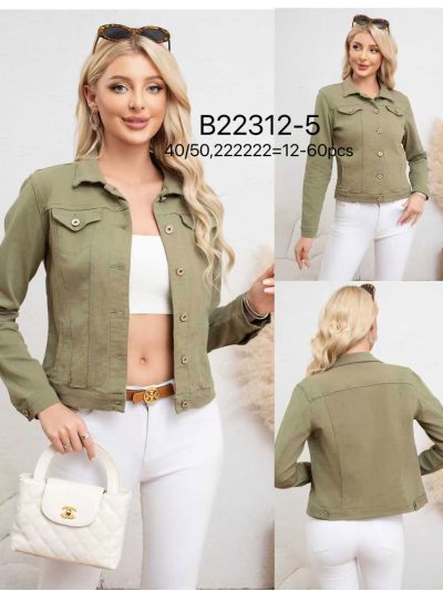 Cazadora denim básica talla grande 2