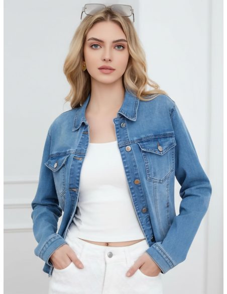 Chaqueta denim clásica