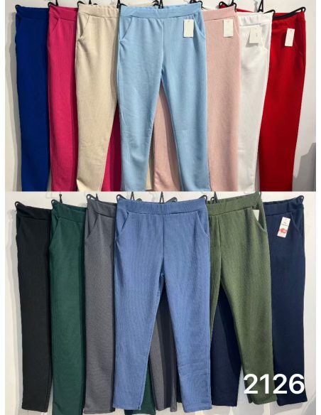 Pantalón elástico bolsillo