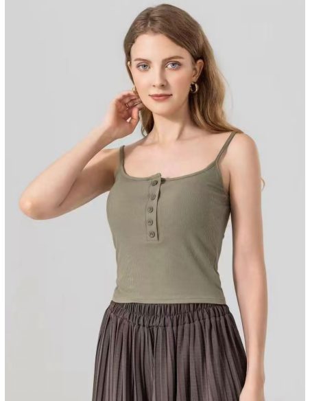 Top tirantes botones con sujetador