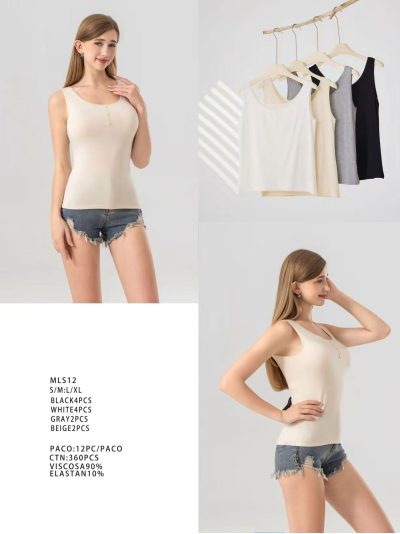 Camiseta básica sin mangas 2