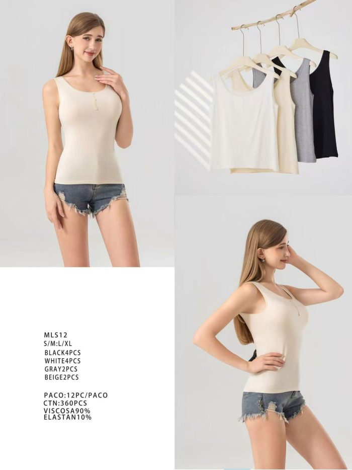 Camiseta básica sin mangas