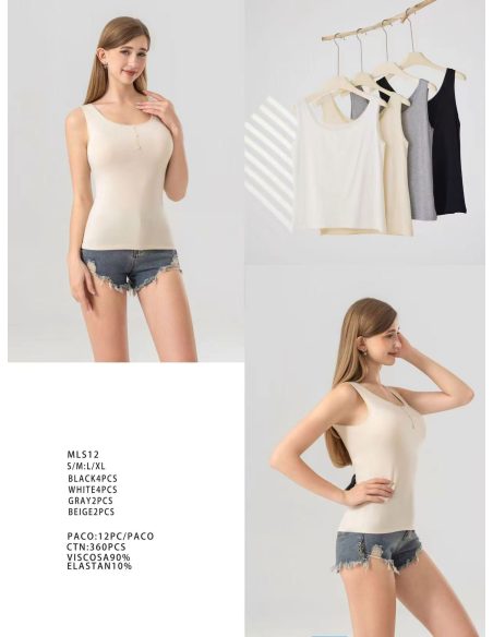 Camiseta básica sin mangas