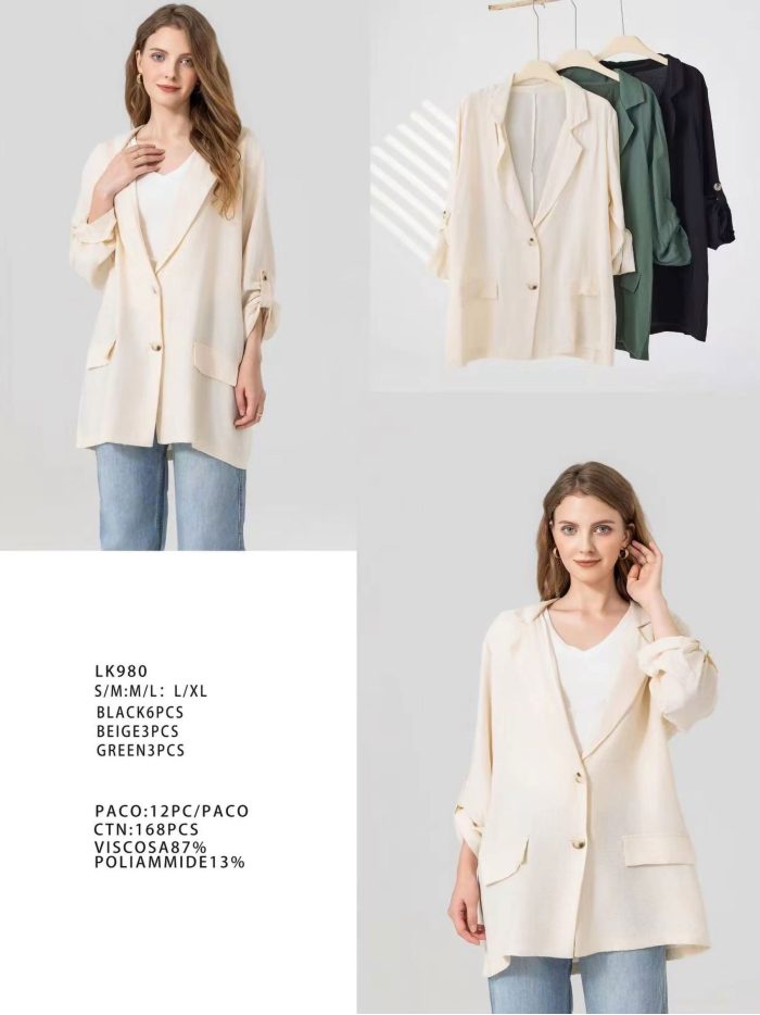 Blazer oversize bolsillos