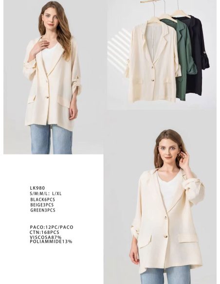 Blazer oversize bolsillos