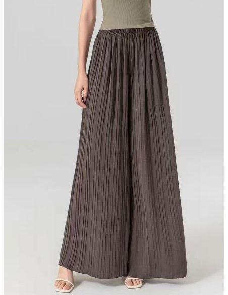 Plissierte Palazzo-Hosen
