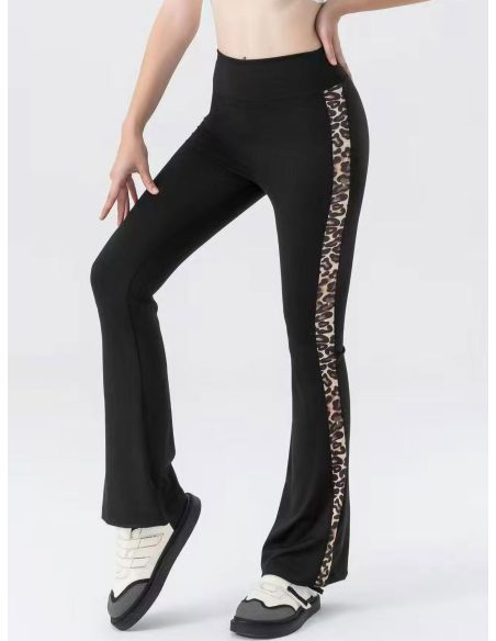 Leggings flare banda animal print 