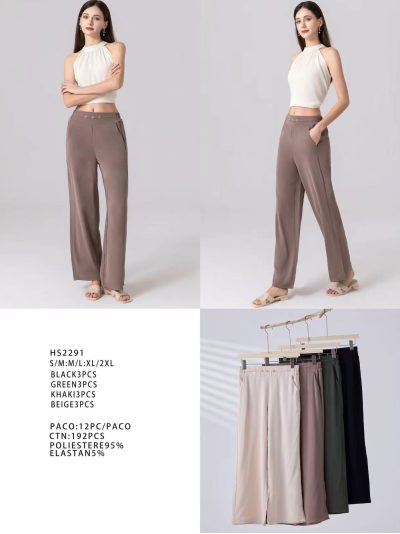 Pantalón recto bolsillos 2