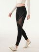 Leggings deportivos rejilla y strass
