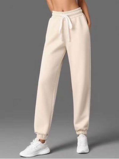 Pantalón jogger cordón y puño elástico